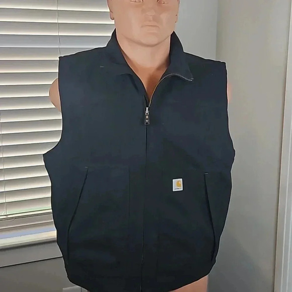 Carhartt Lined Vest Black 2XL - Picture 1 of 6